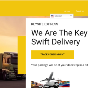 kst Shipping company website for sale